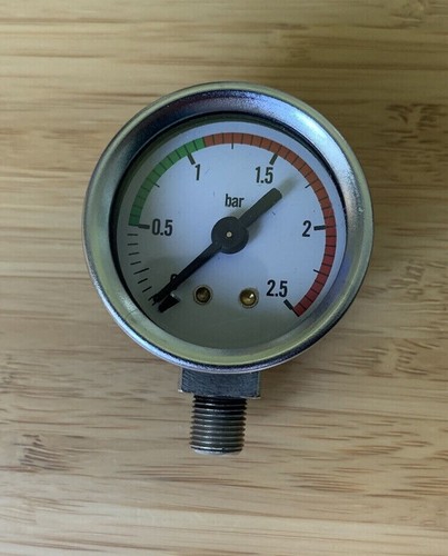 Pavoni pressure gauge chromed - pavoni,