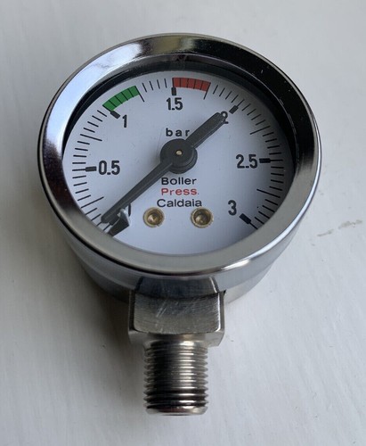 Pavoni pressure gauge chromed - pavoni,